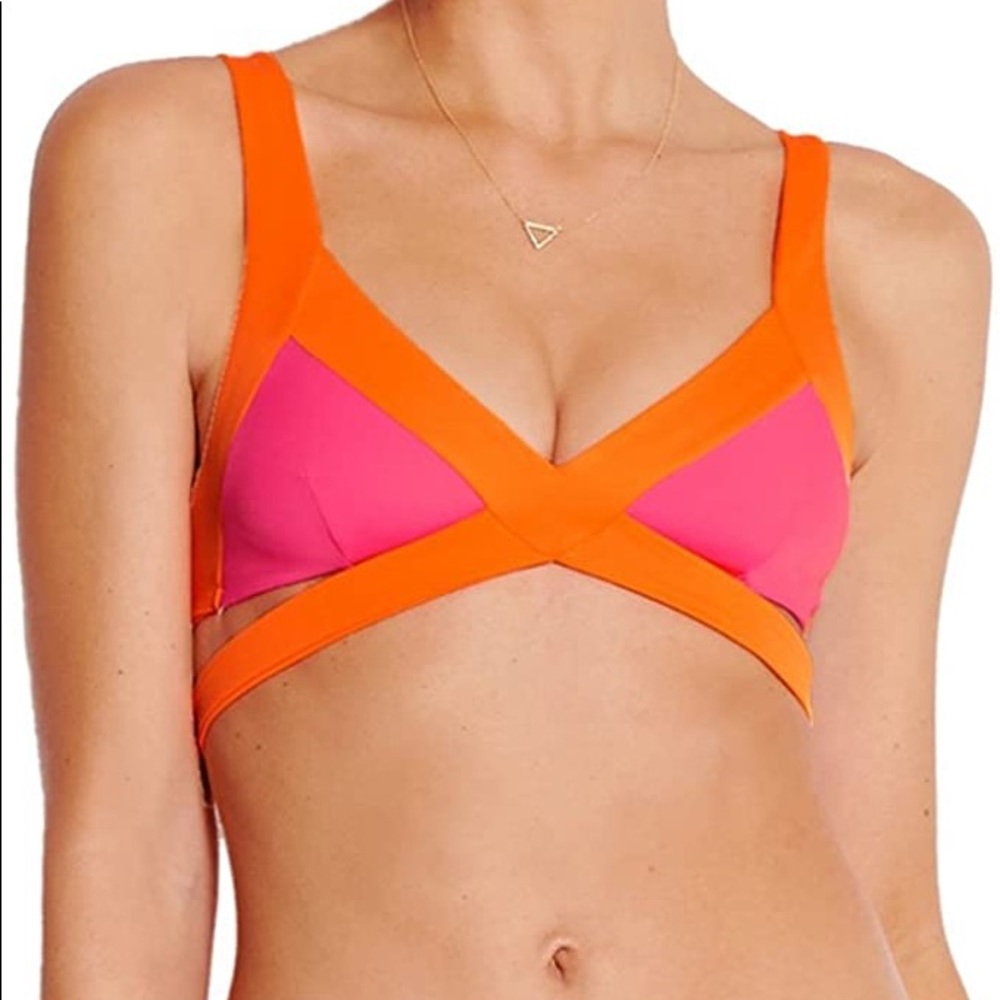Agent Provocateur Mazzy Popstar Bikini Top NWT